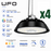 Pack de 4x Lampes industrielles UFO - Série LIGHT V3 - Puissance ajustable 120 / 160 / 200 Watts - 30 000 Lumens - 150 Lumens/Watt - Angle 120° - IP65 - IK09 - 324 x 136 mm - Dimmable 0-10V - Transformateur PHILIPS - Garantie 5 ans