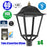 Pack de 4x Lampes de jardin filaires - Série OVALI RETRO - 40 Watts - 5600 Lumens - 140 Lumens/Watt - IK08 - IP65 - 120° – 4000k - Transformateur SOSEN - Tube d’insertion 80 mm - 70 x 40 x 40 cm - Avec couvercle anti-éblouissement -  Garantie 5 ans