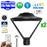 DERNIER DU STOCK : 2x Lampes de jardin et parking filaire - Série OVALI V2 - CCT & Puissance Ajustable 25 / 50 / 80 Watts - 100 Lumens/Watt - IK08 - IP65 - 120° - Dimmable – Tube d’insertion 45 / 60mm - Avec télécommande - Garantie 5 ans