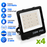 Pack de 4x Projecteurs LED Filaires - Série PAD V2 - 150 Watts - 22 500 Lumens - 150 Lumens/Watt - Angle 90° - IP66 - 33 x 32 x 6 cm - Transformateur Philips - 3000k/4000k/5000k/6000k au choix - Garantie 5 ans
