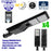 Pack de 4x Lampes de rue solaires - Série POWER EVO V2 - 800 Watts - 2200 Lumens - IP65 - Angle 130x75° - 75 x 20 x 9 cm - Panneau MONOCRISTALLIN - Structure en ALUMINIUM - Capteur de présence PIR - Mode détection sans veille (0-100% - 1 minute) - 6000K