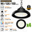Pack de 4x Lampes industrielles UFO - Série SWITCH V2 - Puissance ajustable 90/120/150 Watts - 30 000 Lumens - 200 Lumens/Watt - Angle 90° - IP65 - IK09 - 300 x 110 mm - Dimmable 1-10V - Transformateur LIFUD - Garantie 5 ans