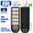 Pack de 4x Luminaires Solaires LED pour Candélabre / Lampe de rue et parking - Série VIEW V3 CCT - 800 Watts - 3500 Lumens - Angle 140*70° - IP65 - Lampe 72 x 25 x 5 cm - Panneau MONOCRISTALLIN 61 x 23 cm - Détecteur de mouvement