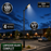 Pack lampadaire solaire complet 3/4/5/6 mètres au choix : Lampe solaire Série POWER ULTRA V2 + Mât STANDARD V1 EVO - Entraxe des trous 200mm - Noir