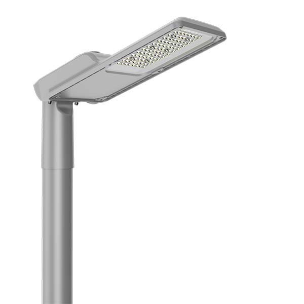 Pack de 4x Lampadaires LED Filaires - Série METTA - Puissance Ajustable 20/30/40/50 Watts - Jusqu'à 7500 Lumens - 150 Lumens/Watt - Angle TPII - IP66 - IK08 - 52 x 19 x 10 cm - 2700K/4000K - Transformateur SOSEN - Tube d'insertion 60mm - Garantie 5 ans