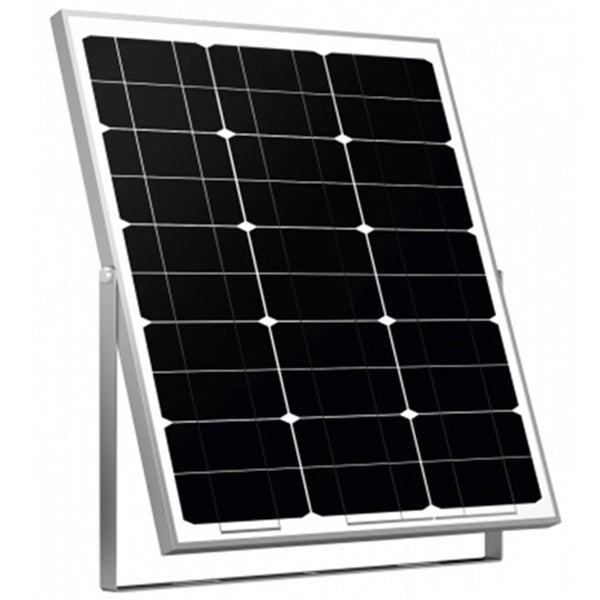 Projecteur LED solaire - Série PERFORMANCE V2 - 200 Watts - 2600 Lumens - Angle 90° - IP65 - Lampe 23 x 17 x 4 cm - Avec télécommande - Capteur crépusculaire - 6000k