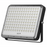 Projecteur LED solaire - Série PERFORMANCE V2 - 60 Watts - 800 Lumens - Angle 90° - IP65 - Lampe 17 x 13 x 4 cm - Panneau MONOCRISTALLIN 21 x 20 x 2 cm - Avec télécommande - Capteur crépusculaire - 6000k