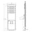 Lampe de rue solaire - Série HORIZON - 16 000 Lumens - 100 Watts - Couleur 6500K - Angle 150x70° - IP65 - Structure Aluminium - 1374 x 497 x 115 mm - Tube d'insertion 76mm - Régulateur MPPT - Garantie 3 ans