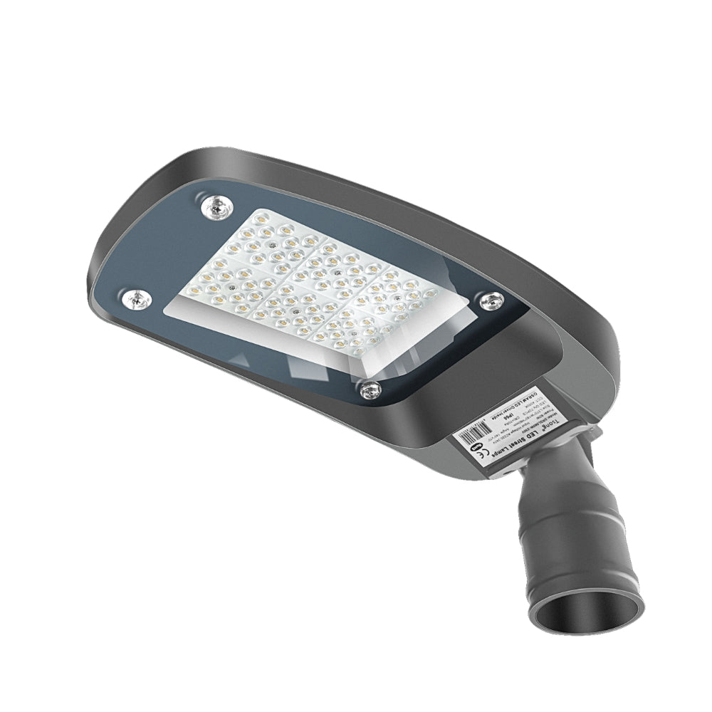 Lampadaire LED filaire - Série FLEX V4 - 60 Watts - 9000 Lumens - 150 Lumens/watt - Angle 140x70° - IP66  - 37 x 18 x 8 cm - Transformateur SOSEN - Tube d'insertion 60mm - 4000k - Garantie 5 ans