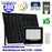 Pack de 5x Projecteurs LED solaires - Série SECURITY ULTRA - 300 Watts - 1500 Lumens - Angle 120° - IP65 - Lampe 24 x 23 x 5 cm - Panneau solaire MONOCRISTALLIN 38 x 24 x 2 cm - Télécommande - 4000k - Mode de détection sans veille (0-100% - 1 minute)