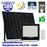 Pack de 5x Projecteurs LED solaires - Série SECURITY ULTRA - 500 Watts - 3000 Lumens - Angle 120° - IP65 - Lampe 32 x 32 x 5 cm - Panneau solaire MONOCRISTALLIN 42 x 38 x 3 cm - Télécommande - 4000k - Mode de détection sans veille (0-100% - 1 minute)