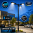 Pack lampadaire solaire complet triple tête 3/4/5/6 mètres au choix : 3x Lampes solaires - Série STREET EVO V2 CCT + Mât STANDARD V1 EVO + Adaptateur triple tête de mât + 3x Adaptateurs ajustables 80/50mm