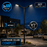 Pack lampadaire solaire complet double tête 3/4/5/6 mètres au choix : 2x Lampes solaires - Série STREET EVO V2 CCT + Mât STANDARD V1 EVO + Adaptateur double tête de mât + 2x Adaptateurs ajustables 80/50mm