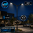 Pack lampadaire solaire complet double tête 3/4/5/6 mètres au choix : 2x Lampes solaires - Série STREET EVO V2 CCT + Mât STANDARD V1 EVO + Adaptateur double tête de mât + 2x Adaptateurs ajustables 80/50mm