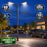 Pack lampadaire filaire complet double tête 3/4/5/6 mètres au choix : 2x Lampadaires LED filaires Série FLEX V4 EVO - Avec capteur crépusculaire + Mât STANDARD V4 EVO - Entraxe des trous 200mm - Noir / Gris + Adaptateur en ligne ou perpendiculaire