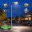 Pack lampadaire filaire complet 3/4/5/6 mètres au choix : Lampadaire LED filaire Série FLEX V4 + Mât STANDARD V4 EVO - Entraxe des trous 200mm - Noir ou Gris