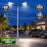 Pack lampadaire filaire complet double tête 3/4/5/6 mètres au choix : 2x Lampadaires LED filaires Série FLEX V4 EVO - Avec capteur crépusculaire + Mât STANDARD V4 EVO - Entraxe des trous 200mm - Noir / Gris + Adaptateur en ligne ou perpendiculaire