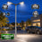 Pack lampadaire filaire complet double tête 3/4/5/6 mètres au choix : 2x Lampadaires LED filaires Série FLEX V4 EVO - Avec capteur crépusculaire + Mât STANDARD V4 EVO - Entraxe des trous 200mm - Noir / Gris + Adaptateur en ligne ou perpendiculaire