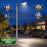 Pack lampadaire filaire complet 3/4/5/6 mètres au choix : Lampadaire LED filaire Série FLEX V4 + Mât STANDARD V4 EVO - Entraxe des trous 200mm - Noir ou Gris