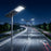 Lampe de rue solaire - Série HORIZON - 19 200 Lumens - 120 Watts - Couleur 6500K - Angle 150x70° - IP65 - Structure Aluminium - 1719 x 497 x 115 mm - Tube d'insertion 76mm - Régulateur MPPT - Garantie 3 ans
