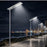 Lampe de rue solaire - Série STREET V3 - 20 000 Lumens - 100 Watts - Structure Aluminium - Dimensions 1603 x 408 x 150 mm - Panneau solaire 130W MONOCRISTALLIN - Autonomie 12 heures - Garantie 3 ans