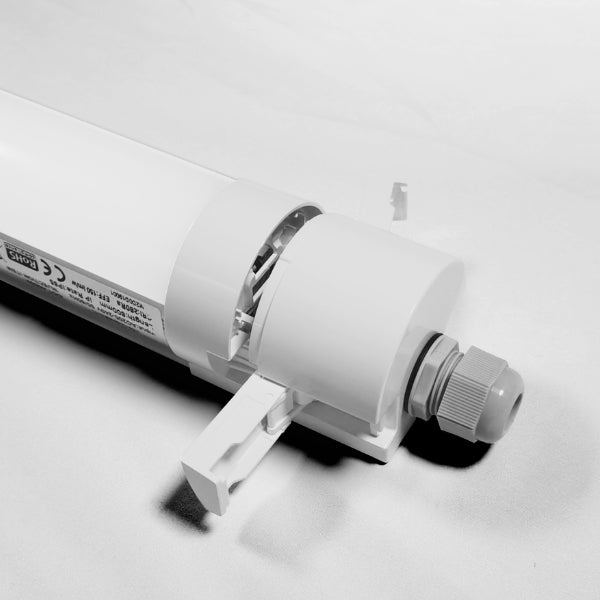 Pack de 9x Réglettes LED étanches - Série INJECTION - CONNECTABLES - 120cm - 36 Watts - 5400 Lumens - 150 Lumens/Watt - Angle 120° - IP65 - 120 x 6 x 6 cm - Protection à l'impact IK08 - 3000K/4000K/5700K au choix - Garantie 5 ans