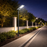 Lampe de rue solaire - Série VIBRATION - 2310 Lumens - 200 Watts - Structure Aluminium + ABS - Dimensions 820 x 255 mm - Panneau solaire 28W MONOCRISTALLIN - Autonomie 12 heures