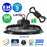 Pack de 6x Lampes industrielles UFO - Série CROSSOVER V1 - 150 Watts - 22 500 Lumens - 150 Lumens/Watt - Angle 90° - IP65 - IK08 - 30 x 14 cm - Dimmable DALI - Transformateur SOSEN - 4000k - Garantie 5 ans