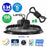 Pack de 6x Lampes industrielles UFO - CROSSOVER V2 - 150 Watts - 22 500 Lumens - 150 Lumens/Watt - Angle 90° - IP65 - IK08 - 30 x 14 cm - Dimmable - Transformateur SOSEN - 4000k/5000k - Garantie 5 ans