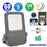 Pack de 6x Projecteurs LED filaires  - Série ELITE V2 - 60 Watts - 10 200 Lumens - 170 Lumens/Watt - Angle 90° - IP66 - IK08 - 32 x 22 x 5 cm - 4000K - Couleur GRIS - Transformateur INVENTRONICS - Garantie 5 ans