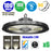 Pack de 6x Lampes industrielles UFO - Série SWITCH - Puissance ajustable 100 Watts (60/80/100watts) - 18 000 Lumens - 180 Lumens/Watt - Angle 90° - IP65 - IK08 - 4000k/5000k - 30 x 30 x 15 cm - Transformateur SOSEN - Dimmable 1-10V - Garantie 5 ans