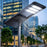 Lampe de rue solaire - Série HORIZON - 16 000 Lumens - 100 Watts - Couleur 6500K - Angle 150x70° - IP65 - Structure Aluminium - 1374 x 497 x 115 mm - Tube d'insertion 76mm - Régulateur MPPT - Garantie 3 ans