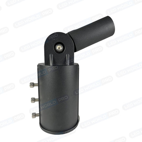Adaptateur Candélabre / Lampe de rue et parking extérieur - 180 degrés - Ajustable - 60/60mm