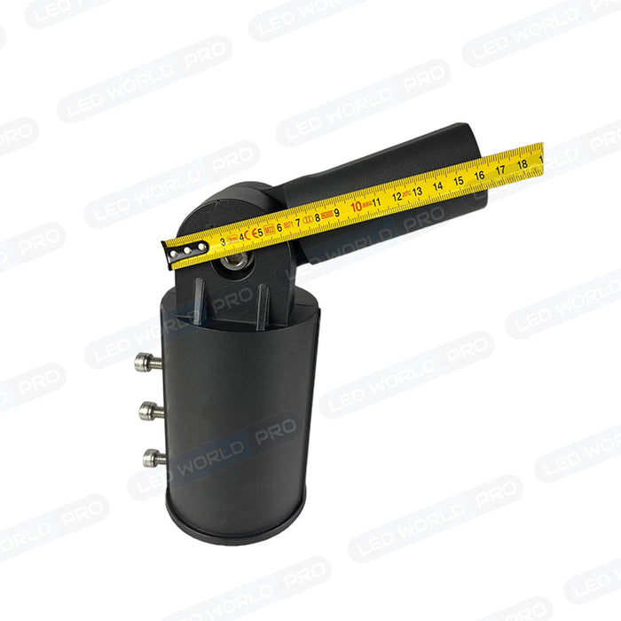 Adaptateur Candélabre / Lampe de rue et parking extérieur - 180 degrés - Ajustable - IP65 - 80/50mm