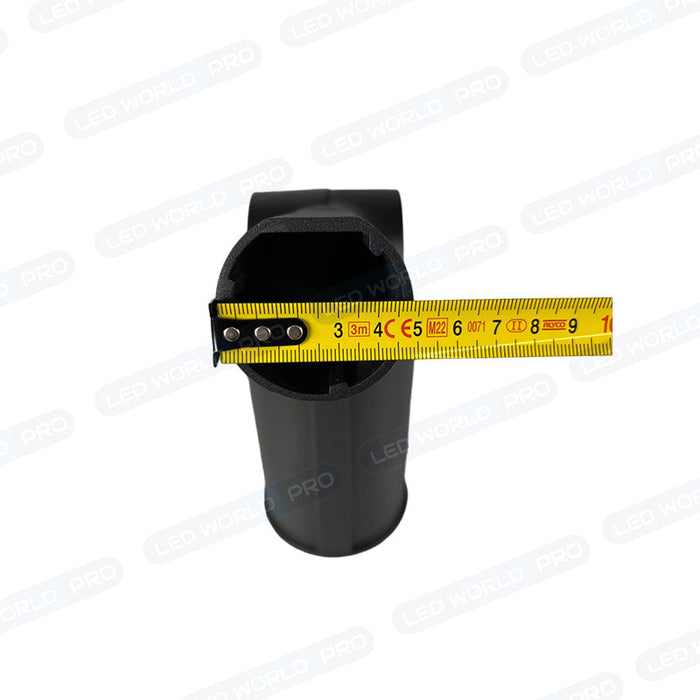 Adaptateur Candélabre / Lampe de rue et parking extérieur - 180 degrés - Ajustable - IP65 - 80/60mm