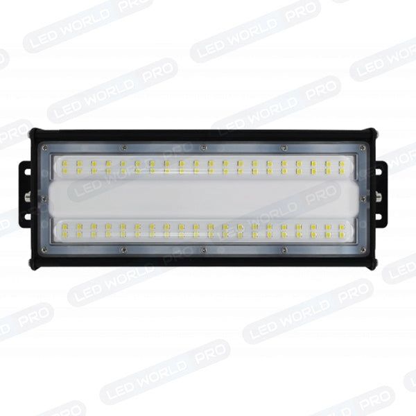 Pack de 10x Lampes LED LINÉAIRE - Série LINEAR V3 - 50 Watts - 5000 Lumens - 100 Lumens/watt - IP65 - Angle 120x60° - Protection à l'impact IK08 - 34 x 12 x 9 cm - 4000k / 6000k au choix