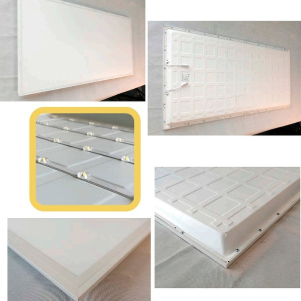 Pack de 8x Dalles LED - Dernière génération - BACKLIT - 30 x 120 cm - Série AMBITION L150 – 28 Watts - 4200 Lumens - 150 Lumens/Watt - Angle 120° - IP41 - UGR < 22 - 3000K / 4000K / 5000K - Garantie 5 ans