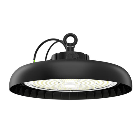 Lampes industrielles UFO - Série RUBIS V2 - Puissance ajustable - 36 000 Lumens - 180 Lumens/Watt - Driver Lifud - Angle 120° - IP65 - IK09 - 30 x 11 cm - Dimmable - Garantie 5 ans&nbsp;