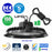 Pack de 8x Lampes industrielles UFO - Série CROSSOVER V1 - 100 Watts - 15 000 Lumens - 150 Lumens/Watt - Angle 90° - IP65 - IK08 - 26 x 14 cm - Dimmable DALI - Transformateur SOSEN - 4000k - Garantie 5 ans