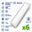 Pack de 6x Dalles LED - Dernière génération - BACKLIT - 60 x 120 cm - Série AMBITION L200 – Puissance AJUSTABLE 36 Watts / 45 Watts - 9000 Lumens - 200 Lumens/Watt - 120° - IP41 - UGR <22 - 4000k - Transformateur SHARPLUMI FLICKER FREE - Garantie 5 ans