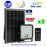 Pack de 8x Projecteurs LED solaires CCT (Couleur Changeante en Température) - Série SECURITY V1 - Rendu lumineux 150 Watts - 1500 lumens - Angle 120° x 60° - Lampe 14 x 15 x 3 cm - Panneau solaire monocristallin - Détecteur Infrarouge
