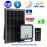 Pack de 8x Projecteurs LED solaires CCT (Couleur Changeante en Température) - Série SECURITY V1 - Rendu lumineux 150 Watts - 1500 lumens - Angle 120° x 60° - Lampe 14 x 15 x 3 cm - Panneau solaire monocristallin - Détecteur Infrarouge