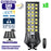 Pack de 8x Lampadaires solaires de rue / parking - Série POWER ULTRA V2 CCT (Couleur Changeante en Température) - 500 Watts - 2400 Lumens - Angle 140*70° - IP66 - 69 x 27 x 7 cm - Télécommande - Détecteur de mouvement - Tube d’insertion 45 mm