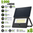 Pack de 8x Projecteurs LED solaires détecteurs - Série SOFT V3 - 5000 Lumens - CCT - IP65 - 33 x 23 x 6 cm  - Panneau solaire 32 x 18 cm - Avec détecteur de mouvement - Capteur crépusculaire - Télécommande - 3 Modes d'éclairage