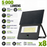 Pack de 8x Projecteurs LED solaires détecteurs - Série SOFT V3 - 5000 Lumens - CCT - IP65 - 33 x 23 x 6 cm  - Panneau solaire 32 x 18 cm - Avec détecteur de mouvement - Capteur crépusculaire - Télécommande - 3 Modes d'éclairage