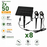 Pack de 8x Ensembles de 2 Spots Solaires LED sur Piquet – Série SPIKE – 2 × 50W – 2 × 130 lm – 3000K – IP65 – Panneau Solaire Monocristallin – Capteur Crépusculaire – 4 Modes – Câbles 2 × 2 m – Angle 30° - Total 8 spots et 4 panneaux solaires