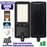 Pack de 8x Lampes de rue LED solaires - Série VIEW V2 EVO - 1400 Watts - 4500 Lumens - 3000k - Angle 140*70° - IP65 - 64 x 26 x 7 cm - Panneau Monocristallin - Batterie 25Ah - Détecteur de mouvement - Télécommande - Tube d'insertion 45mm