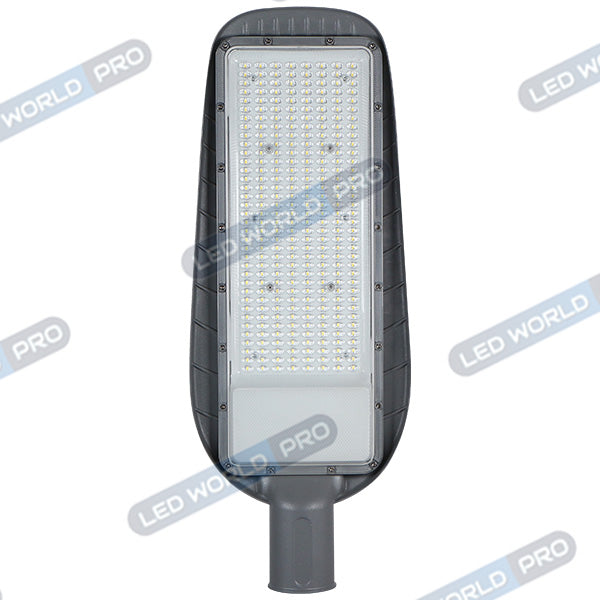 Pack de 10x Lampes de rue filaires - Série STREET ECO - 200 Watts - 20 000 Lumens - 100 Lumens/Watt - Angle 120° - IP65 - 61 x 23 x 8 cm - Tube d'insertion 63mm - Garantie 3 ans