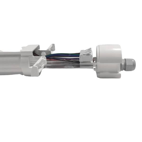 Pack de 9x Réglettes LED étanches - Série INJECTION - CONNECTABLES - 120cm - 36 Watts - 5400 Lumens - 150 Lumens/Watt - Angle 120° - IP65 - 120 x 6 x 6 cm - Protection à l'impact IK08 - 3000K/4000K/5700K au choix - Garantie 5 ans