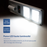 Lampe de rue solaire - Série VIBRATION - 2310 Lumens - 200 Watts - Structure Aluminium + ABS - Dimensions 820 x 255 mm - Panneau solaire 28W MONOCRISTALLIN - Autonomie 12 heures